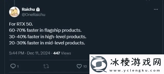 RTX50系显卡性能曝光:5090旗舰级性能最高增幅70%