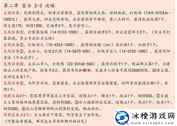 江湖悠悠第二章全关卡详细装备获取策略与指南