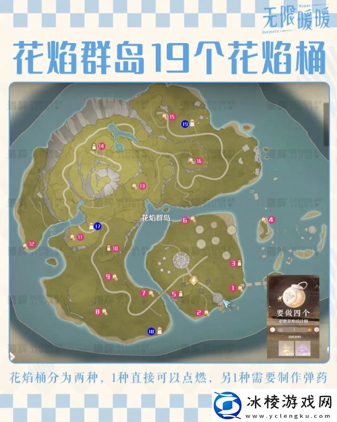 无限暖暖花焰群岛213个烟花|46个奇想气球位置大全