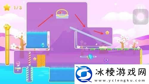 小鱼飞飞4-77关卡全解析-落樱山谷通关技巧与图文攻略详解