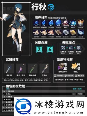 原神点秋香阵容搭配推荐：武器、圣遗物、组合攻略【完整攻略】