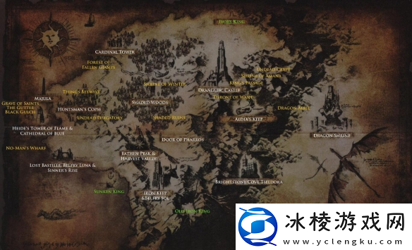 黑暗之魂2原罪学者地图全貌高清介绍