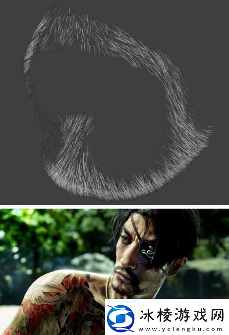 如龙8外传真岛的胡子多边形数量超如龙4全身