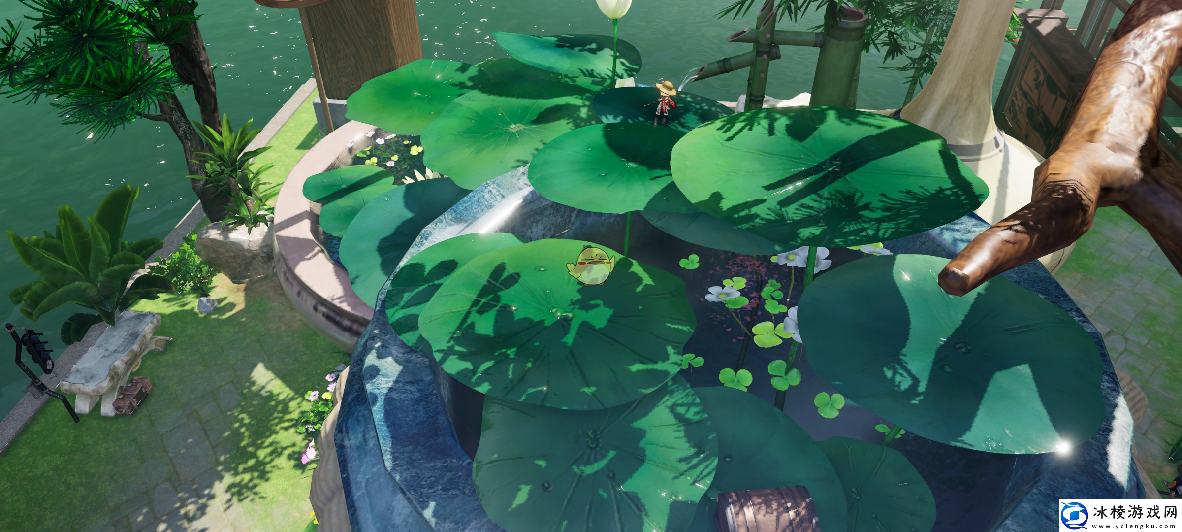 开放空间怎么装水日常任务的装水教程