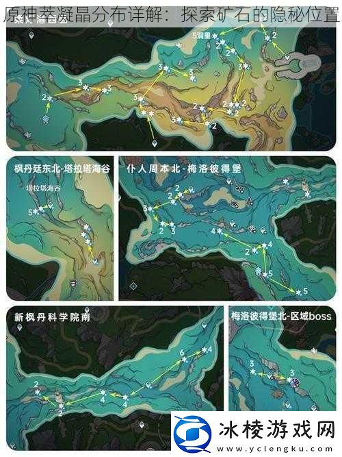 原神萃凝晶分布详解：探索矿石的隐秘位置