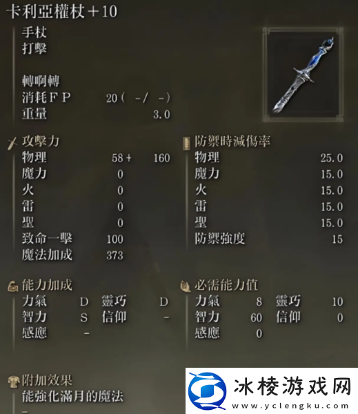 黄金树幽影纯法术法师武器带什么完美升级全方案解析