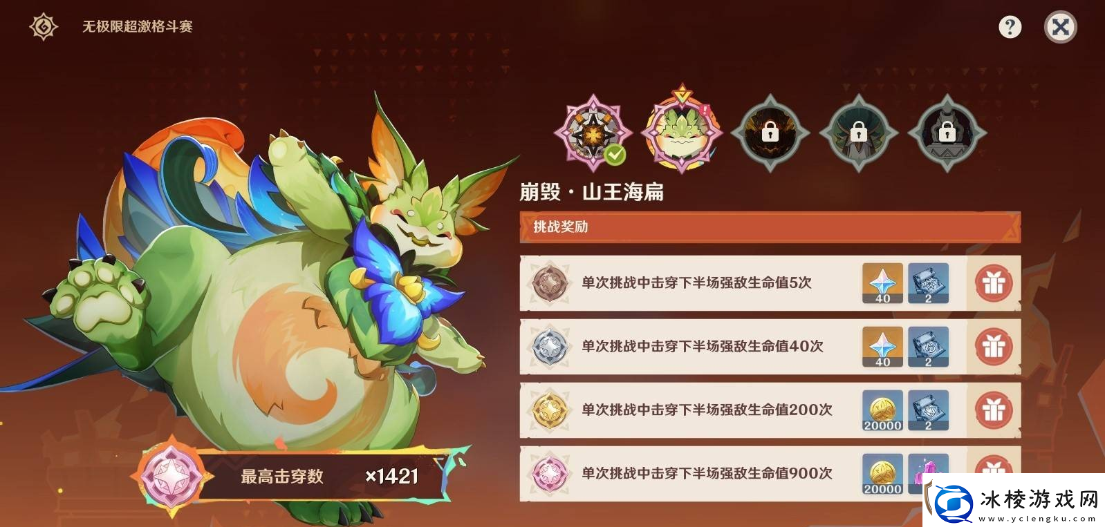 原神无极限超激格斗赛第二关满分配队推荐