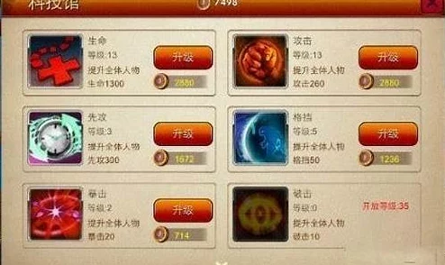 囧西游科技馆加点攻略