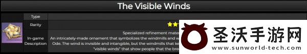 原神看得见的风怎么获得原神看得见的风有什么用