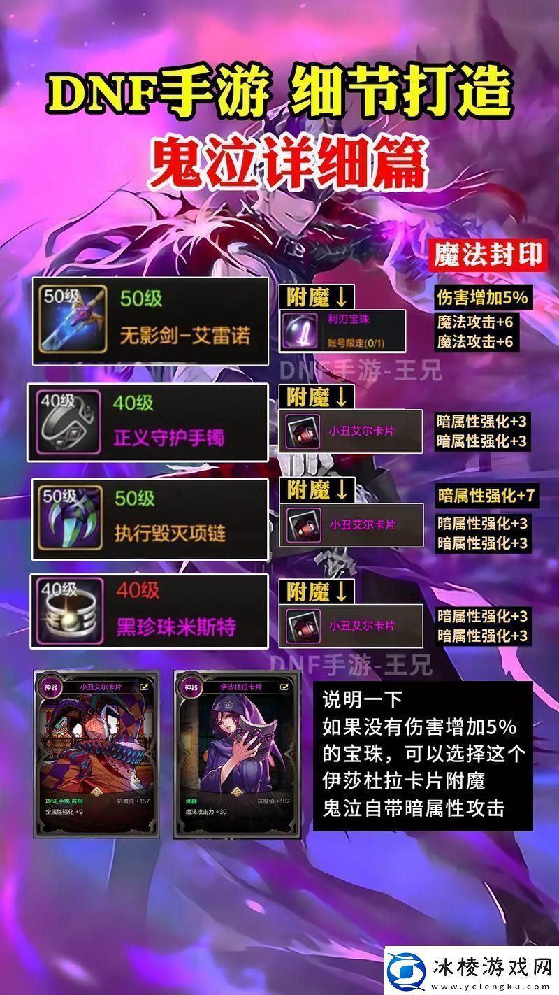 地下城与勇士鬼泣装备选择