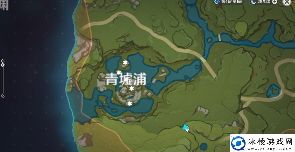 原神青墟浦五个印记在哪