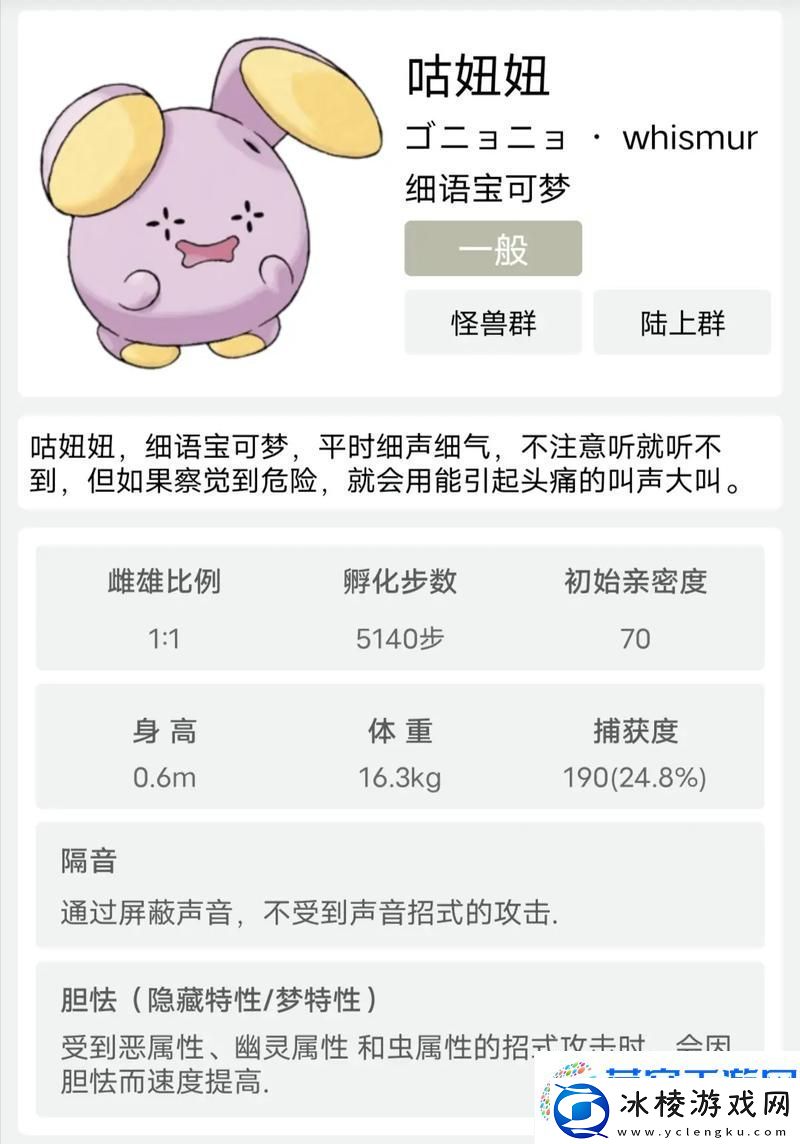 口袋妖怪复刻版深度探索-吼鲸王属性图鉴与技能全览